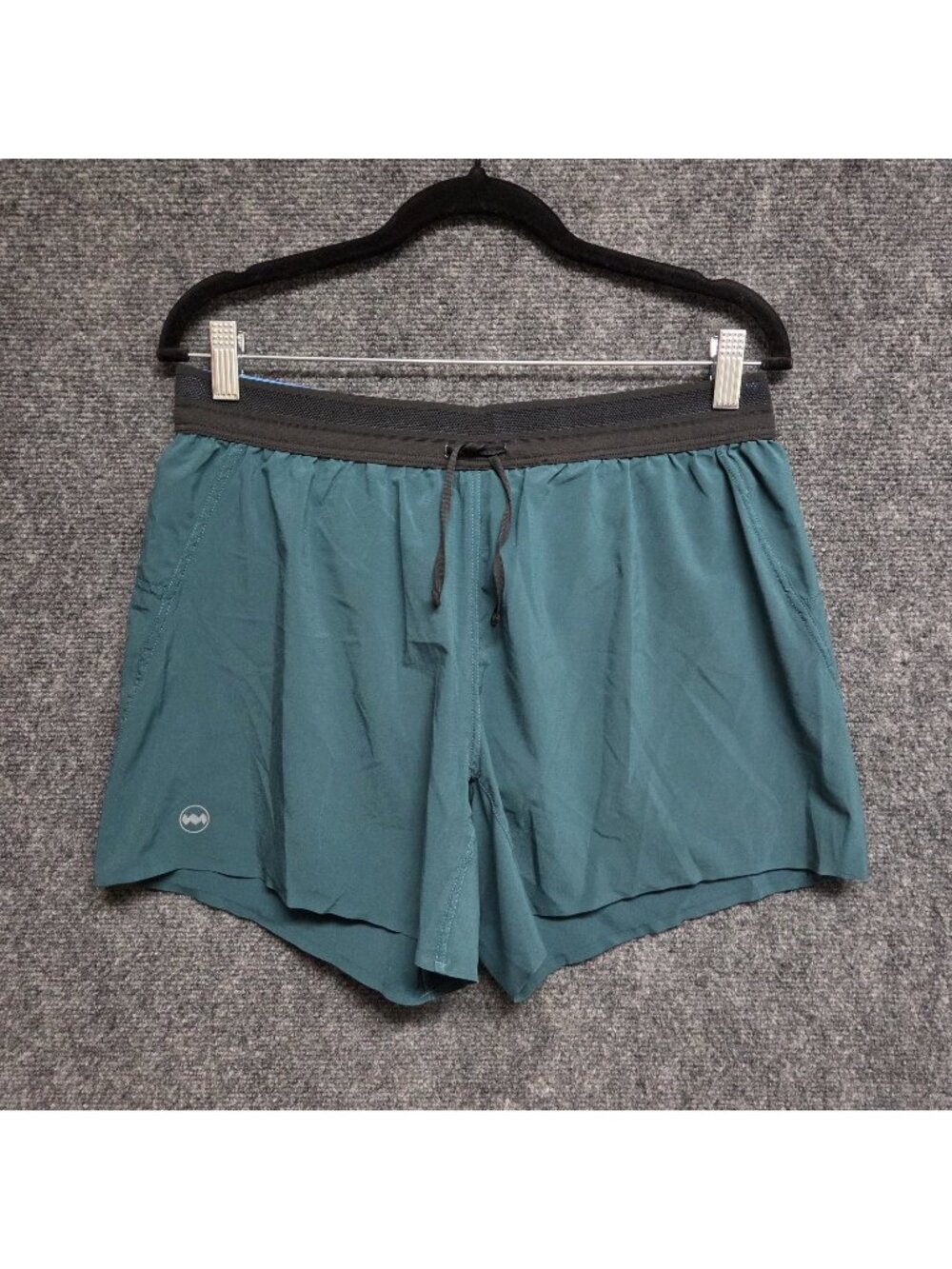 janji Shorts Mens Medium Green AFO Short Brief Lined 5" Athletic Casual Running
